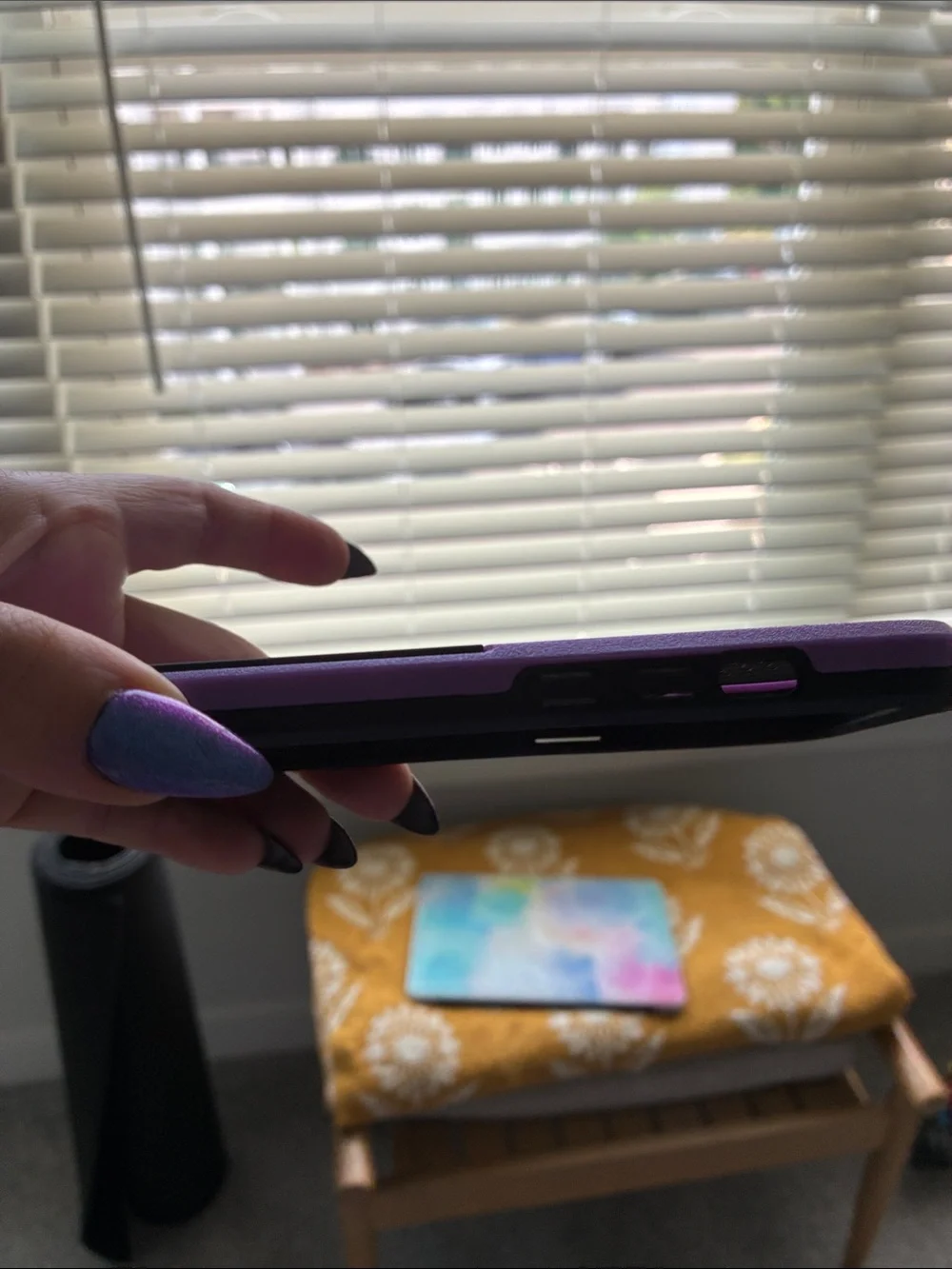Purple Protective Case for iPhone - Slim Rugged Design